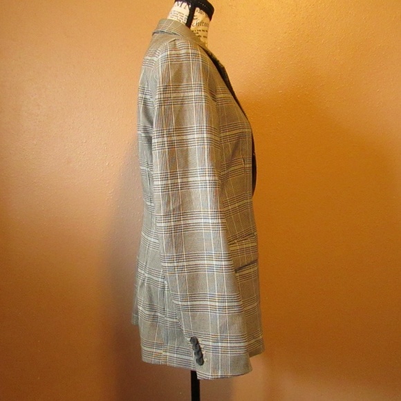H&M Plaid Blazer - Brown and Tan - Picture 4 of 6